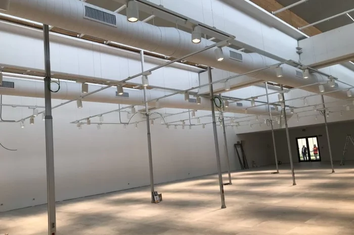 New air-distribution system in the Liu Jo headquarter, Carpi (Italy)