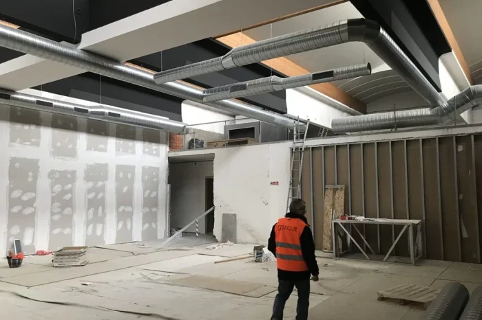 Nuovo impianto di climatizzazione presso sala mensa Liu Jo, Carpi (Italia)